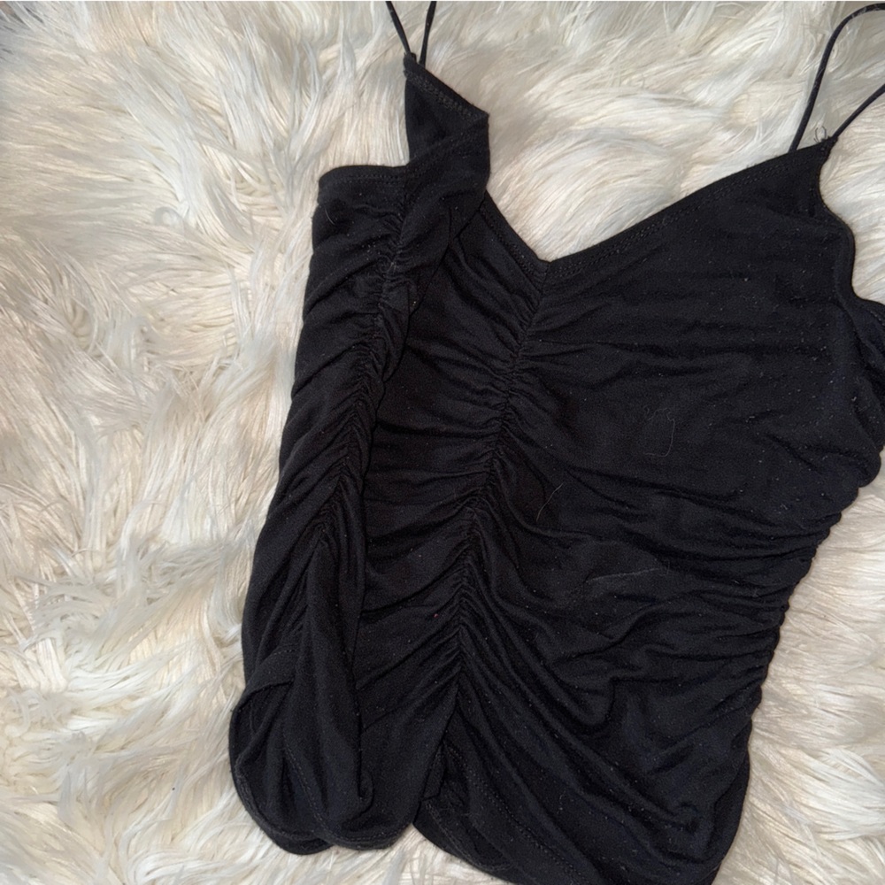 Forever21 Ruched Crop Top - Picture 3 of 4